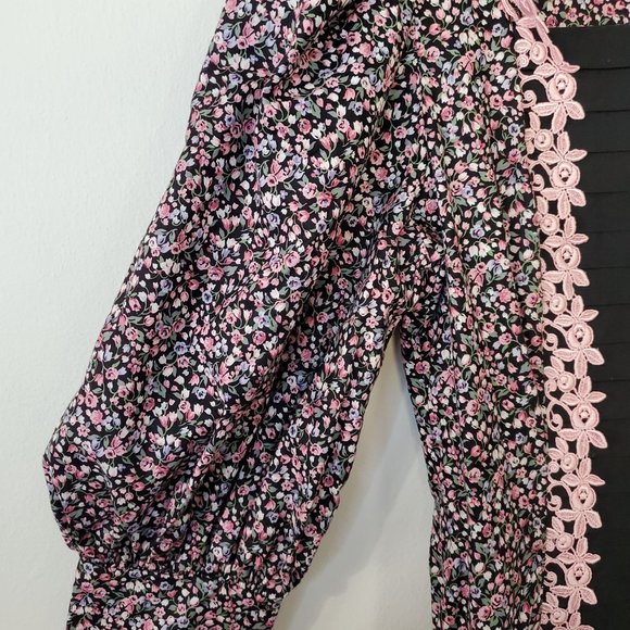 **LOWEST PRICE** Vintage 80s Go Vicki Cottagecore Floral Dress - Picture 5 of 9